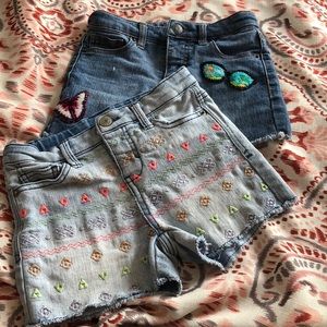 Bundle of 2 pairs of super cute girls shorts